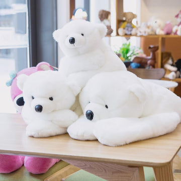Cute Shoulder Polar Bear Plush Toy